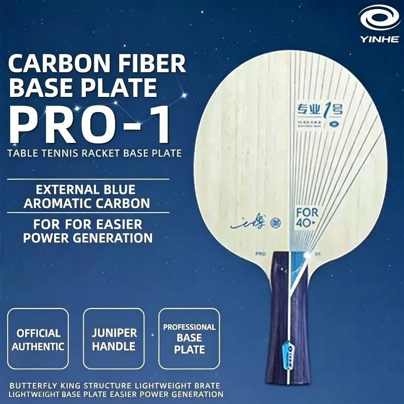 Table Tennis No 1 - Original YINHE PRO 01 Tischtennisschläger Außenblau