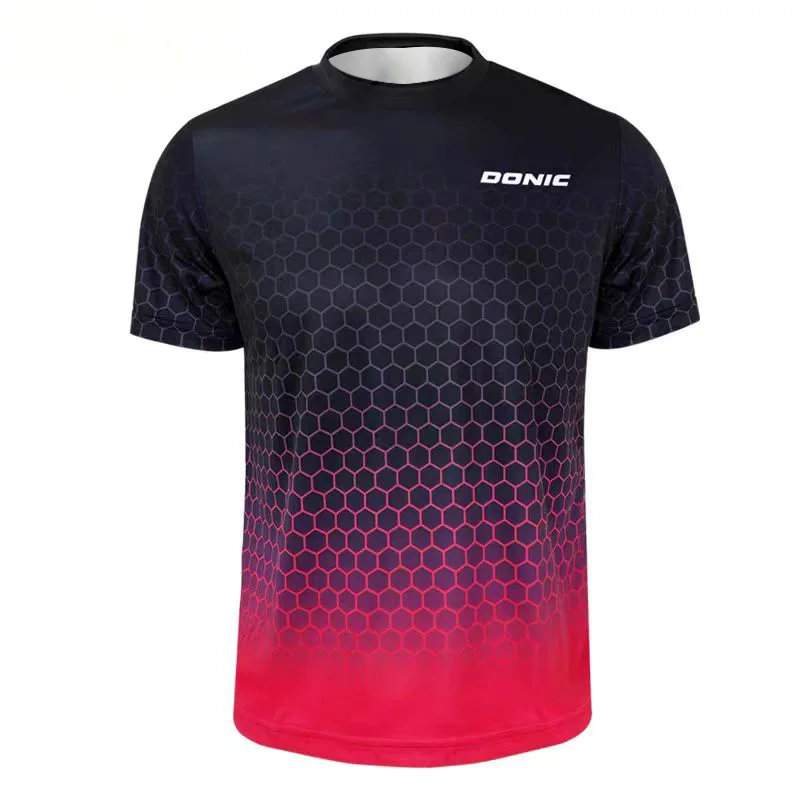 Table Tennis Japanese - Neues Herren-Tischtennis-T-Shirt mit 3D-Druck, atmungsaktives Sommer-Badminton-T-Shirt
