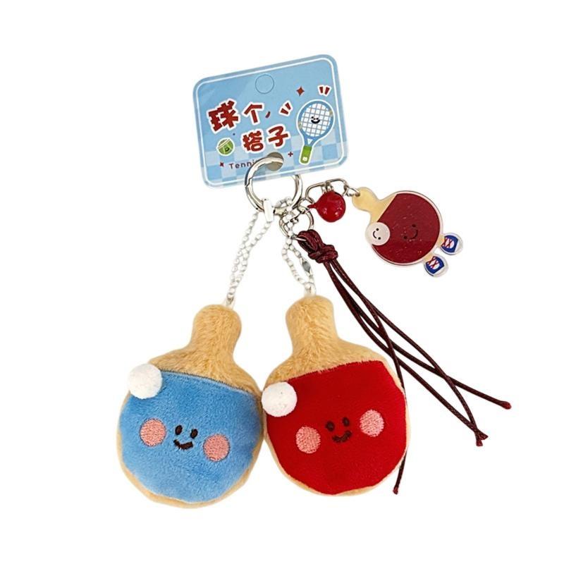 Table Tennis Keychain - Neuer Tennis-Tischtennis-Anhänger, Ball-Zubehör für Rucksack, Schlüsselanhänger,
