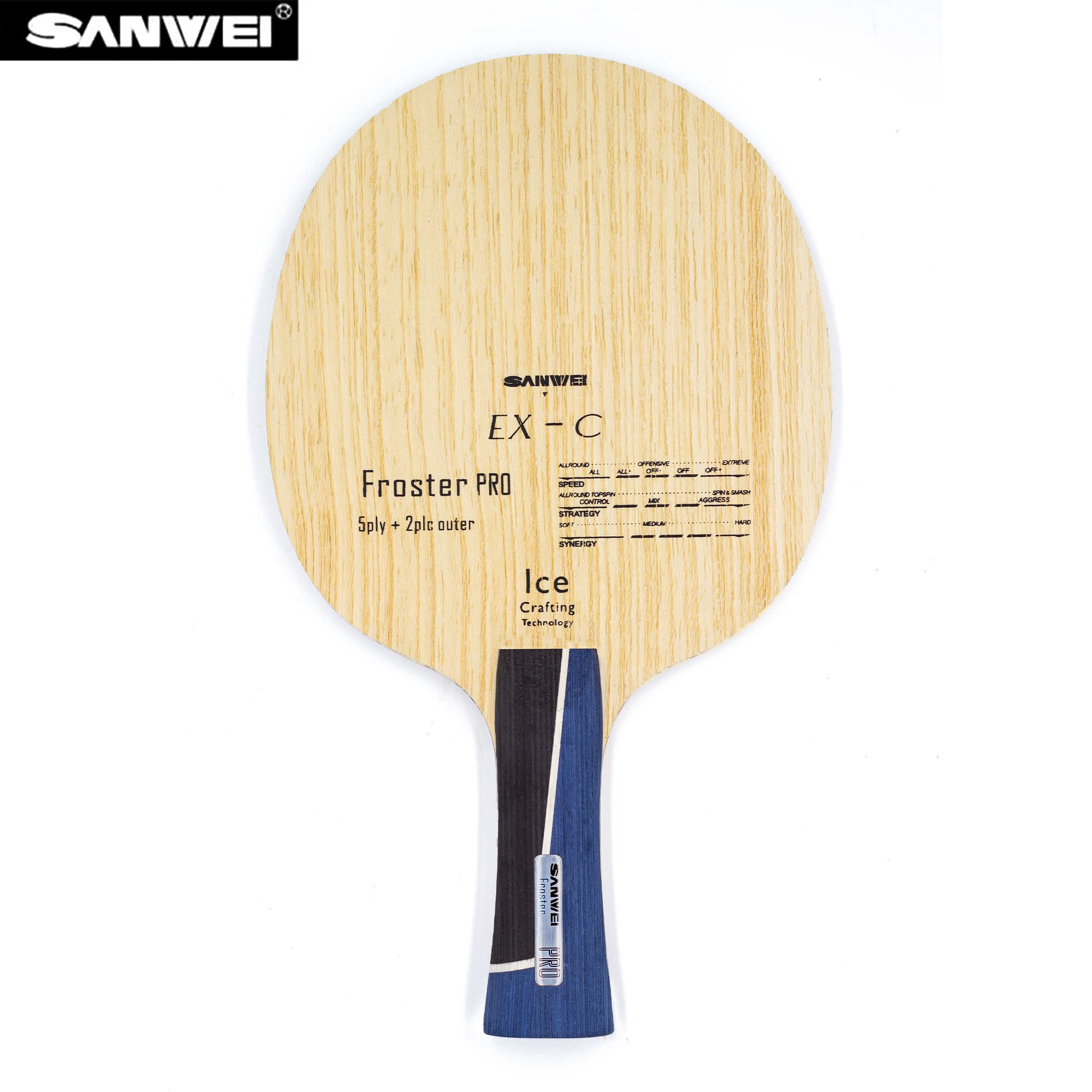Table Tennis Game - SANWEI ALC Tischtennis Blade Froster Pro