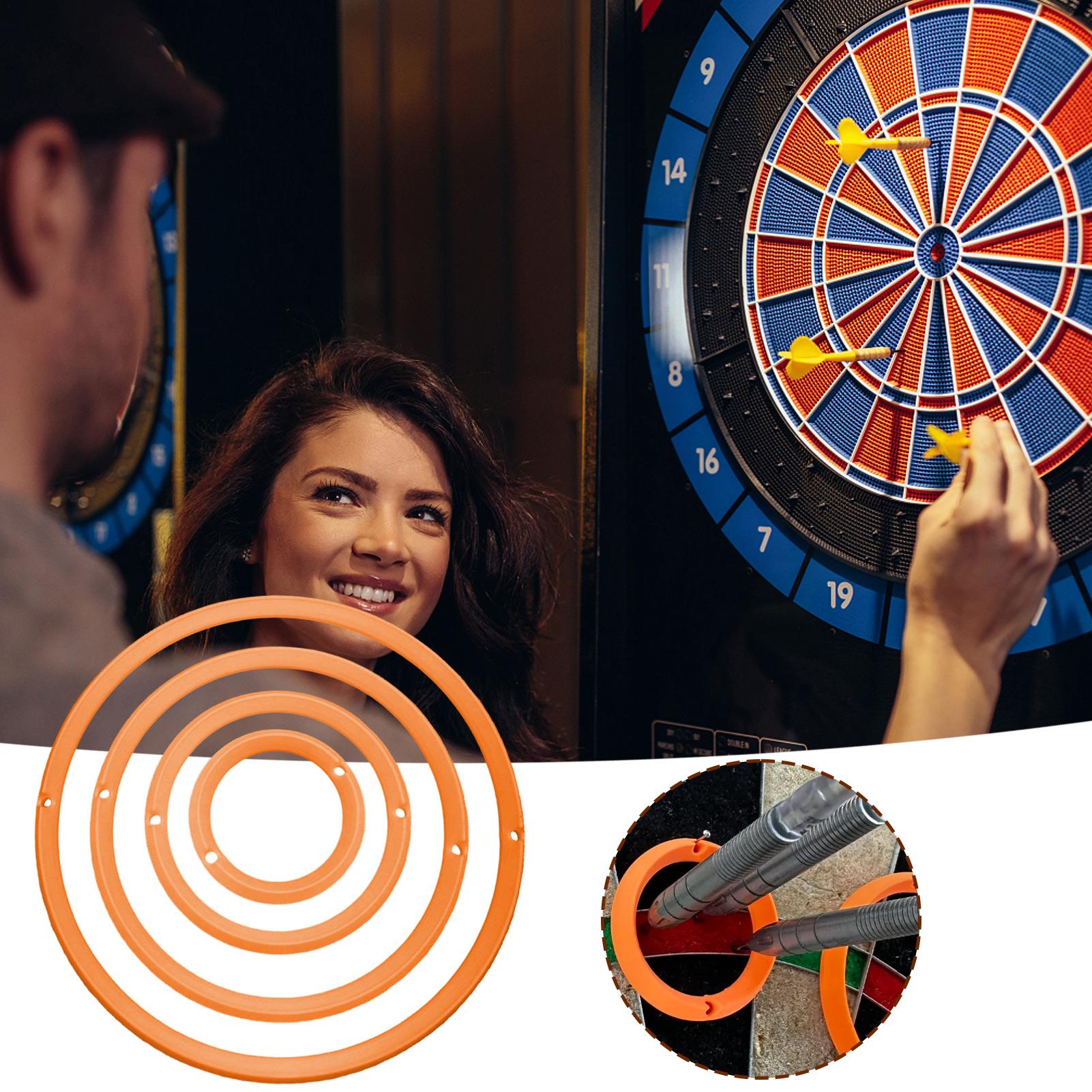 Practice Target Board - 4er-Set Dart-Übungsringe – Zielhilfe für Dart-Training,