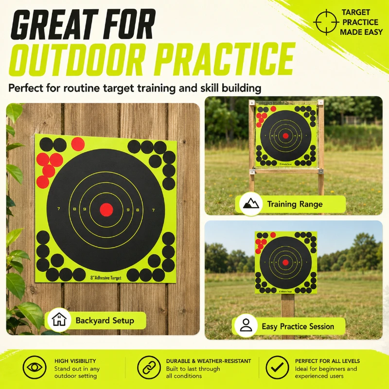 Runde Bullseye-Splatter-Zielsc – Practice Target Board Bewertung und Preis