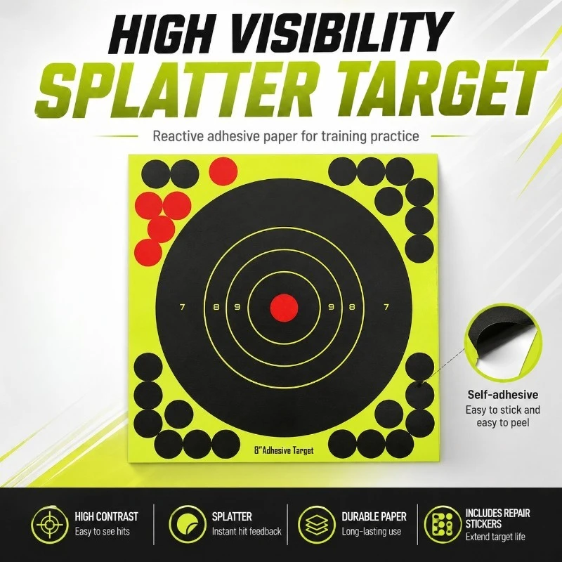 Leicht abziehbare, selbstklebe – Practice Target Board Bewertung und Preis
