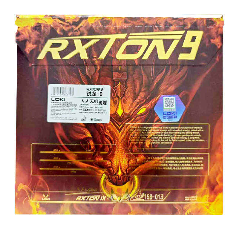 LOKI RXTON 9 Tischtennisbelag  – Table Tennis Game Bewertung und Preis